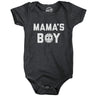 Mama's Boy Baby Bodysuit Funny Halloween Horror Movie Hockey Mask Graphic Jumper
