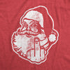 Mens Middle Finger Santa T shirt Funny Christmas Gift Offensive Graphic for Him