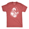 Mens Middle Finger Santa T shirt Funny Christmas Gift Offensive Graphic for Him