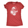Womens Middle Finger Santa T shirt Funny Christmas Gift Offensive Graphic for Her