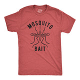 Mens Mosquito Bait Tshirt Funny Camping Campfire Outdoors Bug Bite Graphic Novelty Tee