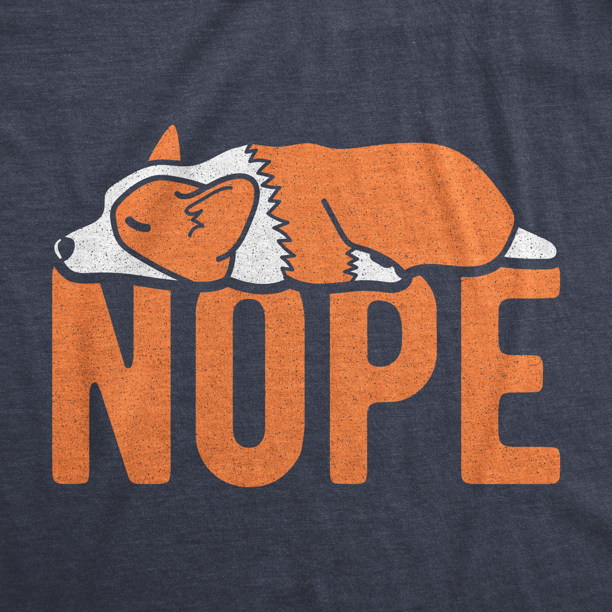 Womens Nope Corgi T shirt Funny Pet Lover Dog Mom T-Shirt Cool Graphic for Her