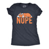 Womens Nope Corgi T shirt Funny Pet Lover Dog Mom T-Shirt Cool Graphic for Her