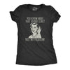 Womens You Know What That Sounds Like? Not My Problem! Tshirt Funny Sarcasm Graphic Tee