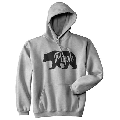 Papa Bear Hoodie Funny Father's Day Graphic Novelty Sweatshirt For Dad Novelty
