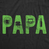 Mens Papa St. Patrick's Day Tshirt Funny Paddy's Day Parade Graphic Novelty Tee