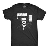 Mens Poe Boy Tshirt Funny Edgar Allan Poe Author Literature Rock Lyrics Queen Tee