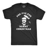Mens Poe Poe Poe Merry Christmas Tshirt Funny Edgar Allan Poe Book Lover Tee