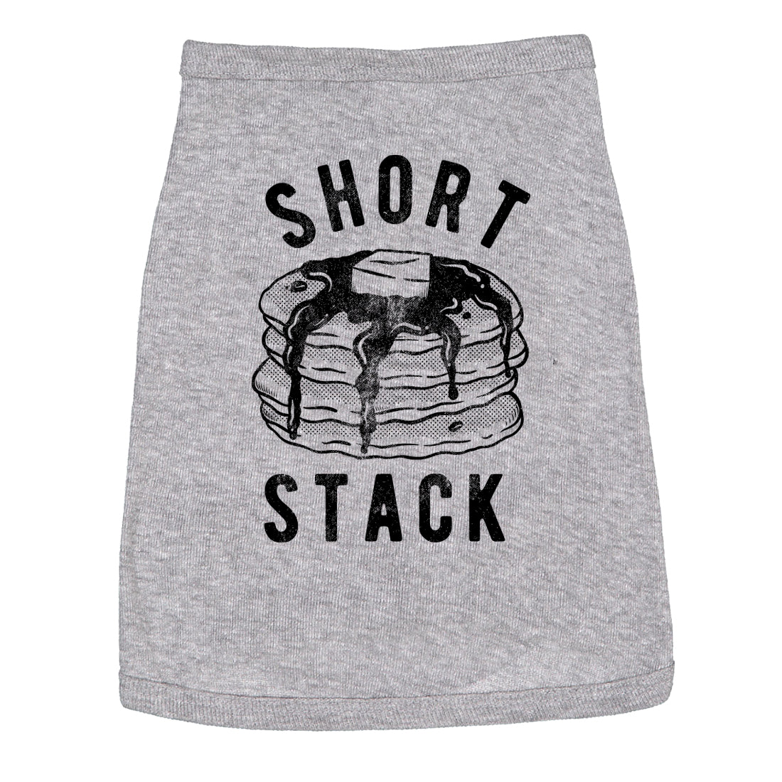 Short Stack Dog Shirt Funny Breakfast Pancakes Food Shirt For Puppy