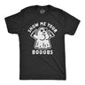 Mens Show Me Your Booobs Tshirt Funny Halloween Tits Ghost Beer Tee