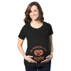 Maternity So Pregnant It's Scary Tshirt Funny Halloween Jack-O-Lantern Pregnancy Tee