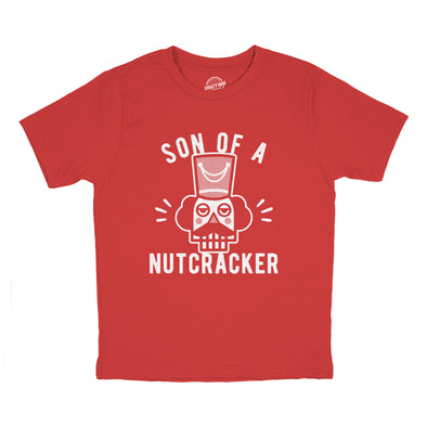 Youth Son Of A Nutcracker Tshirt Funny Christmas Holiday Spirit Graphic Tee