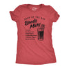Womens Soup Of The Day Bloody Mary Tshirt Funny Cocktail Mixed Drink Recipe Graphic Tee