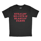 Youth Stealin Hearts And Blastin Farts Tshirt Hilarious Relationship Bathroom Humor Graphic Tee