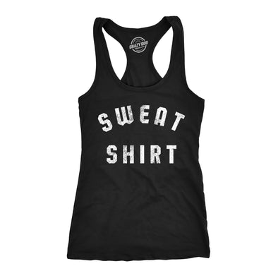 Womens Fitness Tank Sweat Shirt Tanktop Funny Workout Gym Graphic Shirt