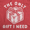Maternity The Only Gift I Need Tshirt Cute Christmas Pregnancy Baby Bump Novelty Tee