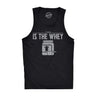 Mens This Is The Whey Fitness Tank Funny Sci-Fi Movie TV Show Graphic Space Tanktop