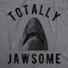 Womens Totally Jawsome Tshirt Funny Hilarious Shark Bite Graphic Novelty Tee