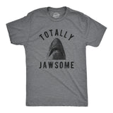 Mens Totally Jawsome Tshirt Funny Hilarious Shark Bite Graphic Novelty Tee