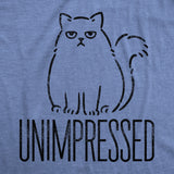 Mens Unimpressed Funny Cat Dad T-Shirt Hilarious Kitty Graphic Tee Pet Lover