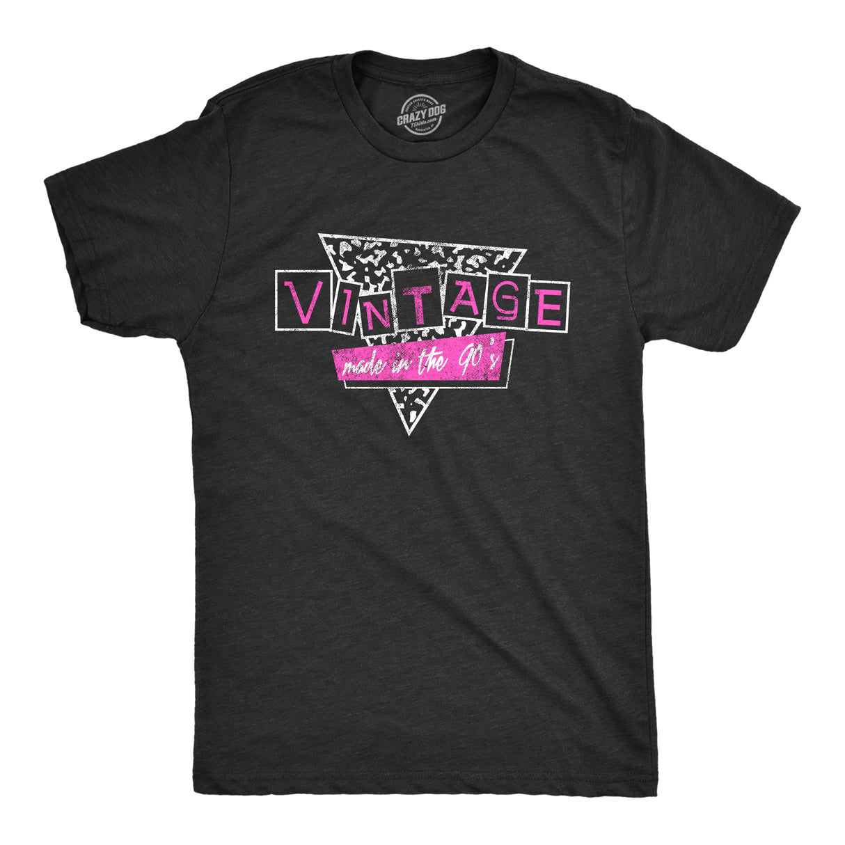 Mens Vintage Made In The 90s Tshirt Funny Decade Ninties Kid Novelty Tee