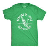 Mens Weapons Of Grass Destruction Tshirt Funny Golf Clubs Sarcastic Tee