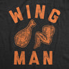 Mens Wing Man Tshirt Funny Buffalo Chicken Wings Sarcastic Novelty Tee