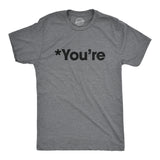 Mens You're Tshirt Funny Grammar Nerd Spelling Your Englisg Spelling Error Graphic Tee