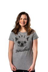 Womens Aye Chihuahua Tshirt Funny Pet Puppy Dog Tee