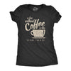 Womens A Day Without Coffee Is Like Just Kidding I Have No Idea T shirt Funny