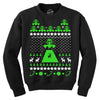 Unisex Alien Abduction Ugly Christmas Sweater Crew Neck Sweatshirt