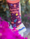 Women's Awesome Wife Socks Cute Funny Relationsip Wedding Marrinage Novelty Footwear