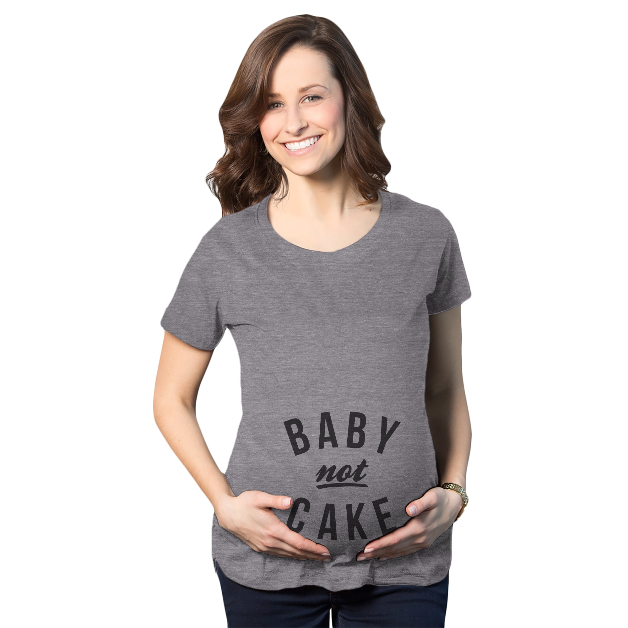 Maternity Baby Not Cake Funny Pregnancy Tees For Pregnant