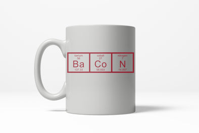 Chemistry of Bacon Funny Science Breakfast Ceramic Coffee Drinking Mug 11oz Cup