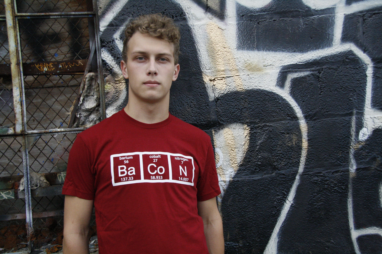 Chemistry Of Bacon Men's Tshirt