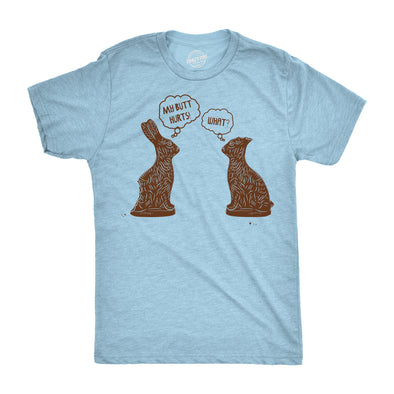 Youth My Butt Hurts T Shirt Funny Easter Kids Chocolate Bunny Sarcastic Gift Tee