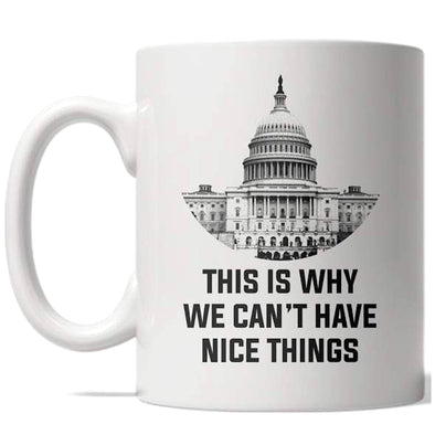 This Is Why We Cant Have Nice Things Mug Funny US Politics Coffee Cup - 11oz