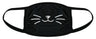 Cat Whiskers Face Mask Funny Pet Kitty Lover Novelty Nose And Mouth Covering