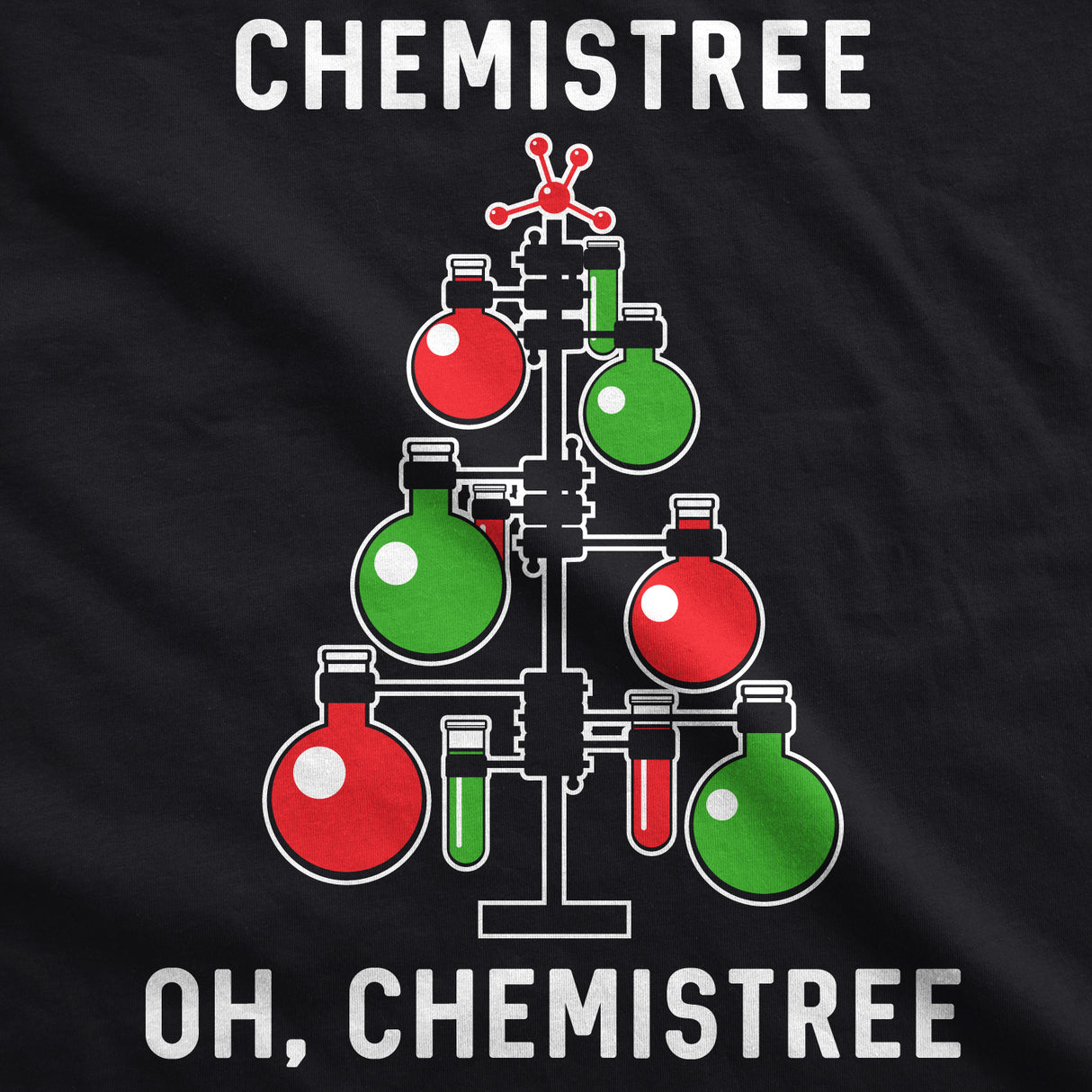 Womens Chemistree T shirt Funny Sarcastic Teacher Christmas Tee Nerdy Graphic