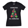 Womens Chemistree T shirt Funny Sarcastic Teacher Christmas Tee Nerdy Graphic