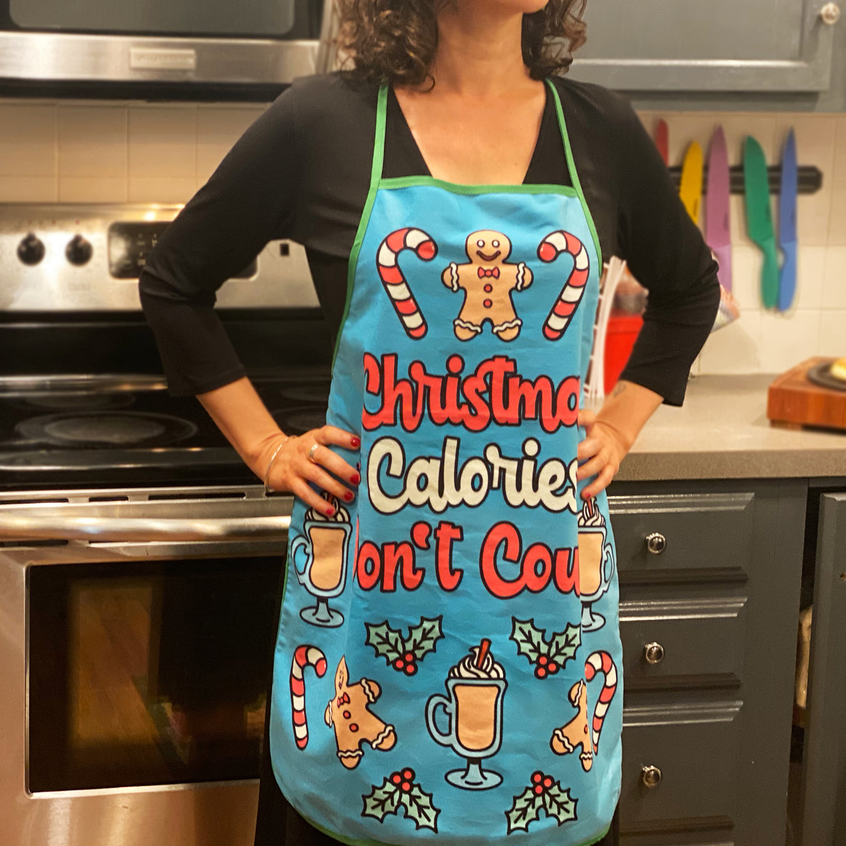 Christmas Calories Don't Count Apron