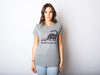 Womens Auntiesaurus T Shirt Funny Kids Gift for Aunt Cute Graphic Dinosaur Top