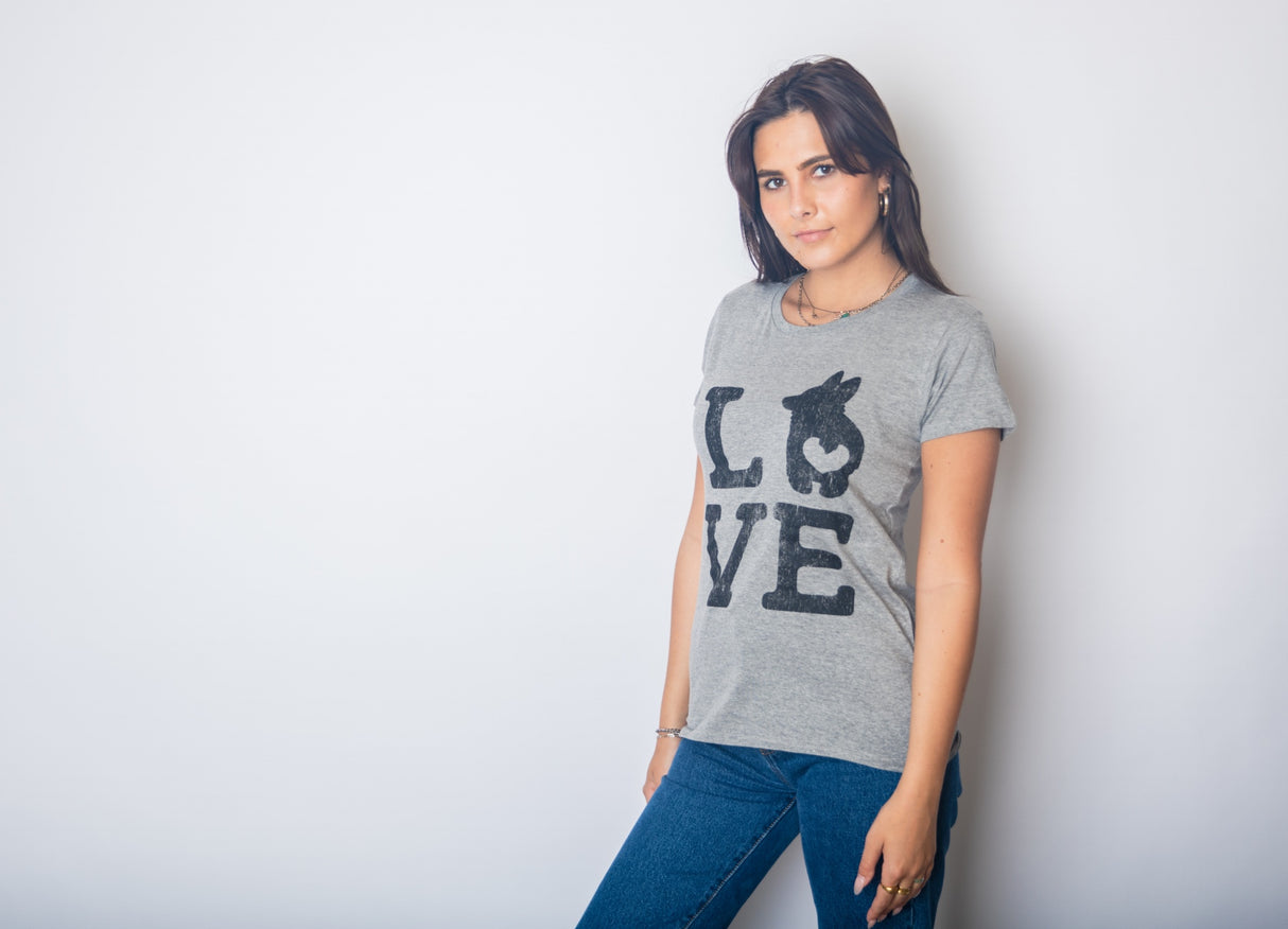 Womens Love Corgi T shirt Funny Pet Puppy Dog Mom Animal Lover Graphic Tee