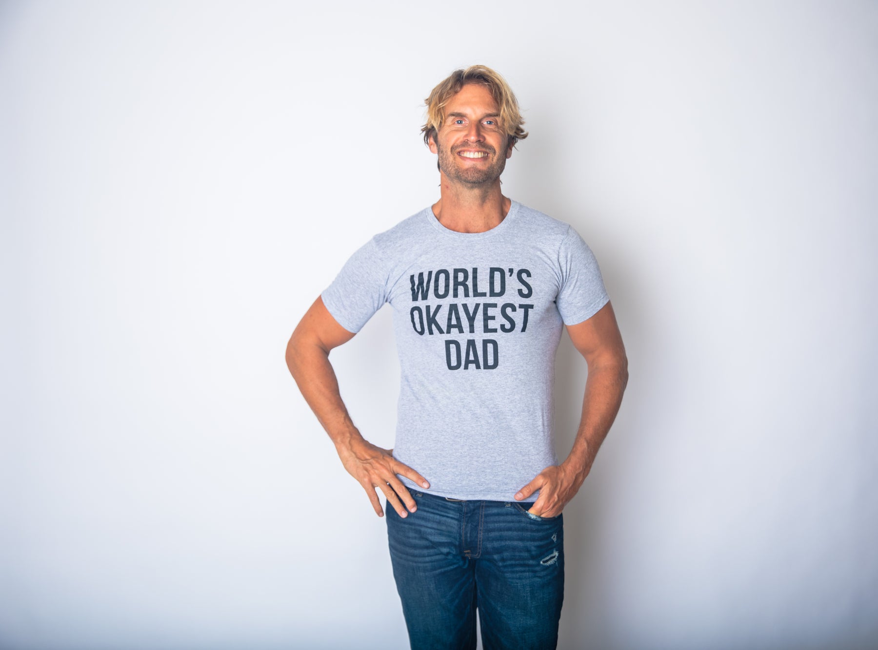 World's Okayest Dad Men's Tshirt – Nerdy Shirts