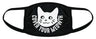 Cover Your Meow Face Mask Funny Crazy Cat Lady Graphic Novelty Nose And Mouth Covering