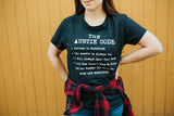 Womens The Auntie Code T shirt Funny Gift for Aunt Sarcastic Novelty Graphic Tee