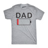 Dad Battery Low Men's Tshirt