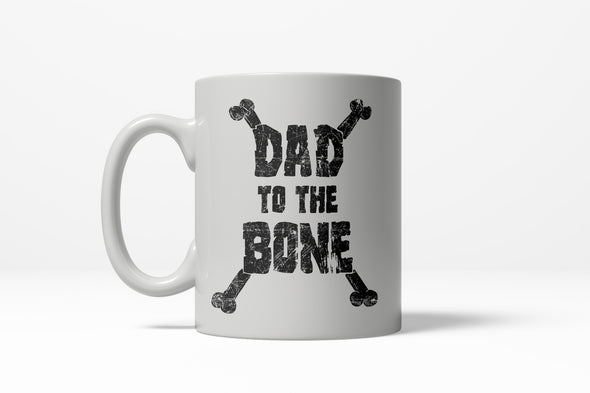 Dad To The Bone Funny Fathers Day Ceramic Coffee Drinking Mug 11oz Cup