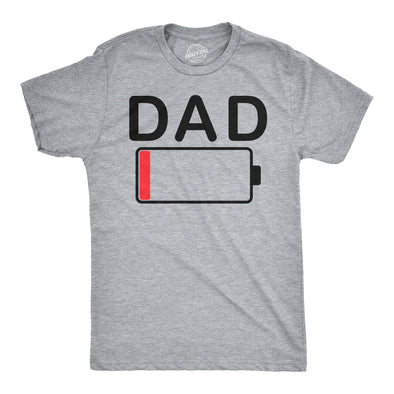 Dad Battery Low Men's Tshirt