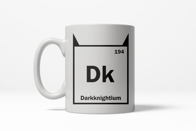 Element of Darkknightium Funny Retro Superhero Ceramic Coffee Drinking Mug  - 11oz